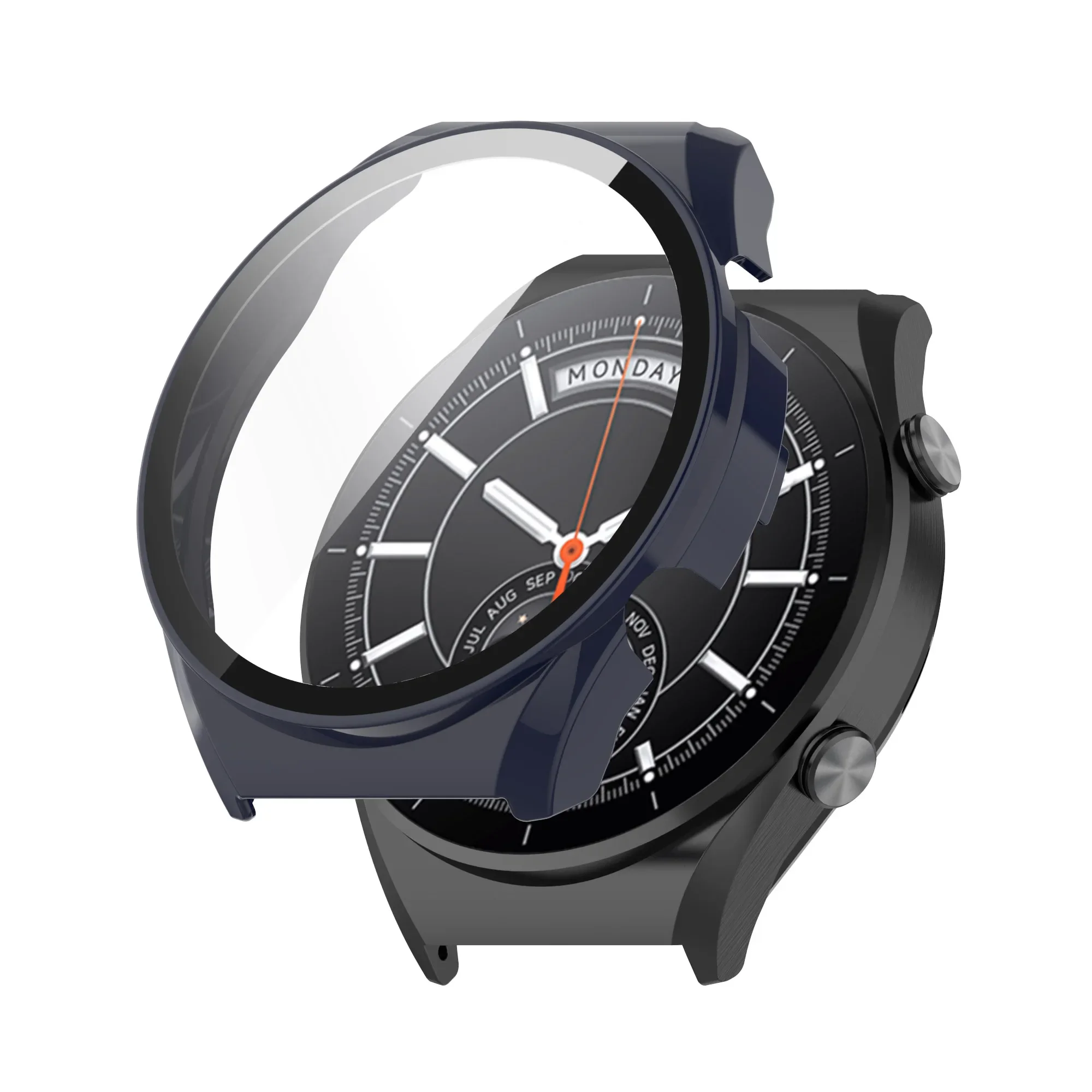 Premium Screen Protector Case for Xiaomi S1 Pro Smartwatch - Durable Hard Edge Protective Cover and Bumper Accessories