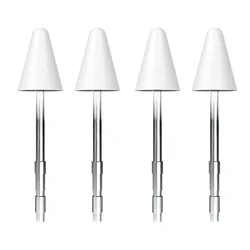 Premium Stylus Pen Replacement Nibs - Wear - Resistant Metal Tips (1 - 6 Pack) with Box (A - 4PCS)