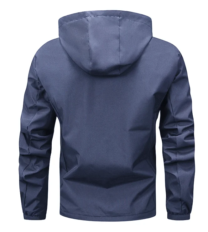 Wasserdichte Regenjacke für Herren, leichte Außenjacke mit Kapuze, Outdoor-Regenmantel, Wandern, winddichte Jacke, Klettern, Outdoor-Jacken – Detail 8