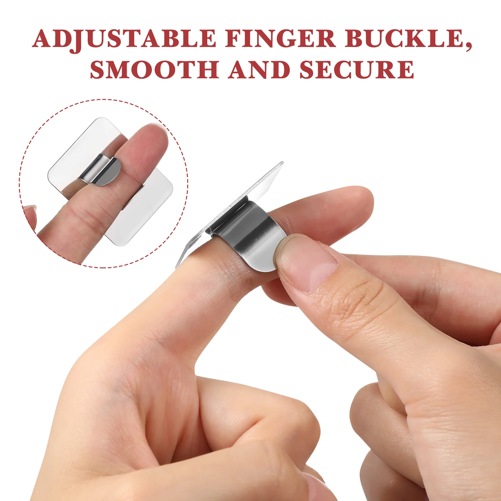 2 Pcs Stainless Steel Palette Mini Square Block Nail Ring Mixing Tool Manicure Spatula Stainless Steel Pallet For Supplies