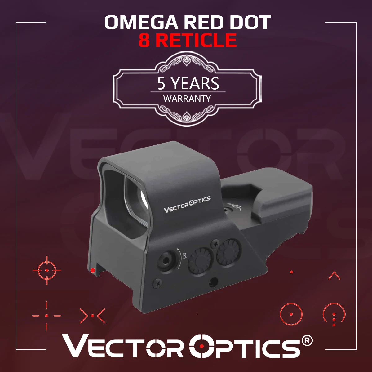 Vector Optics Omega Tactical Reflex Red Dot Sight