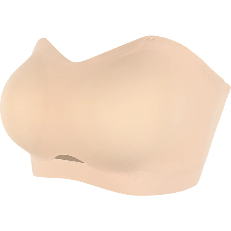 Strapless Bras for Women Lift Bra Wire-Free Anti-Slip Invisible Push Up Seam-free Detachable Straps Bandeau