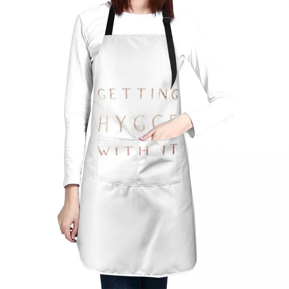 

Getting Hygge With It, Hygge Living, The Art Of Hygge Apron Chef Uniform Women halloween costume for women Kitchen Utensils