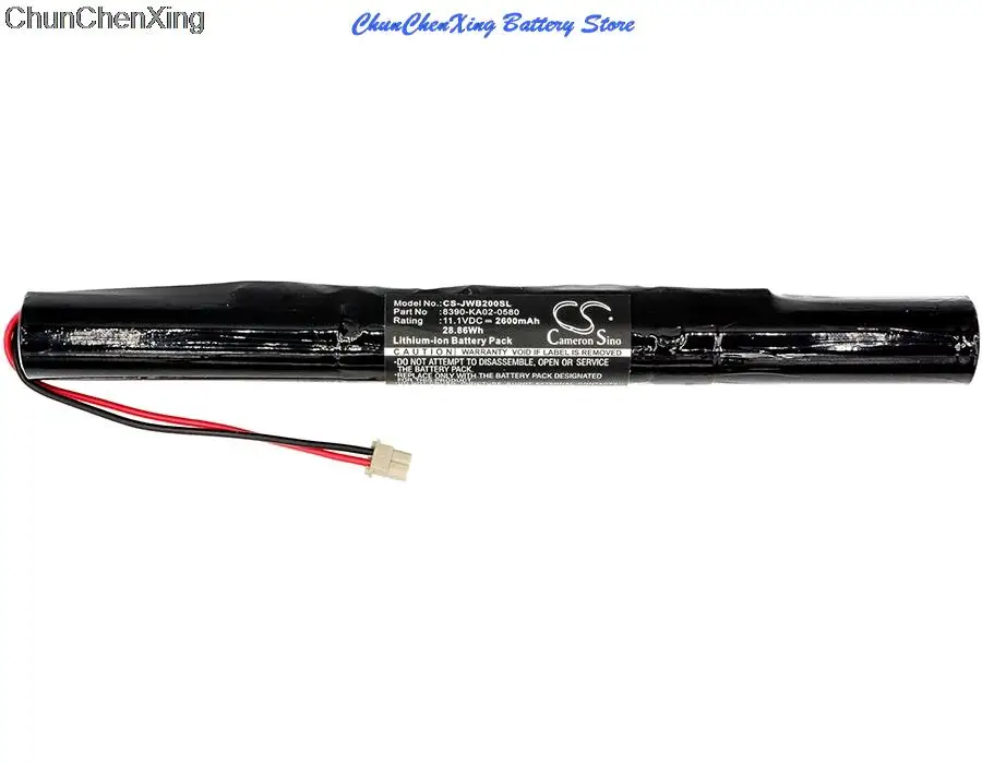 

2600mAh/3400mAh Battery 8390-KA02-0580, J200/ICR18650F1L for Jawbone Big Jambox, J2011-02-US, J2011-03-US