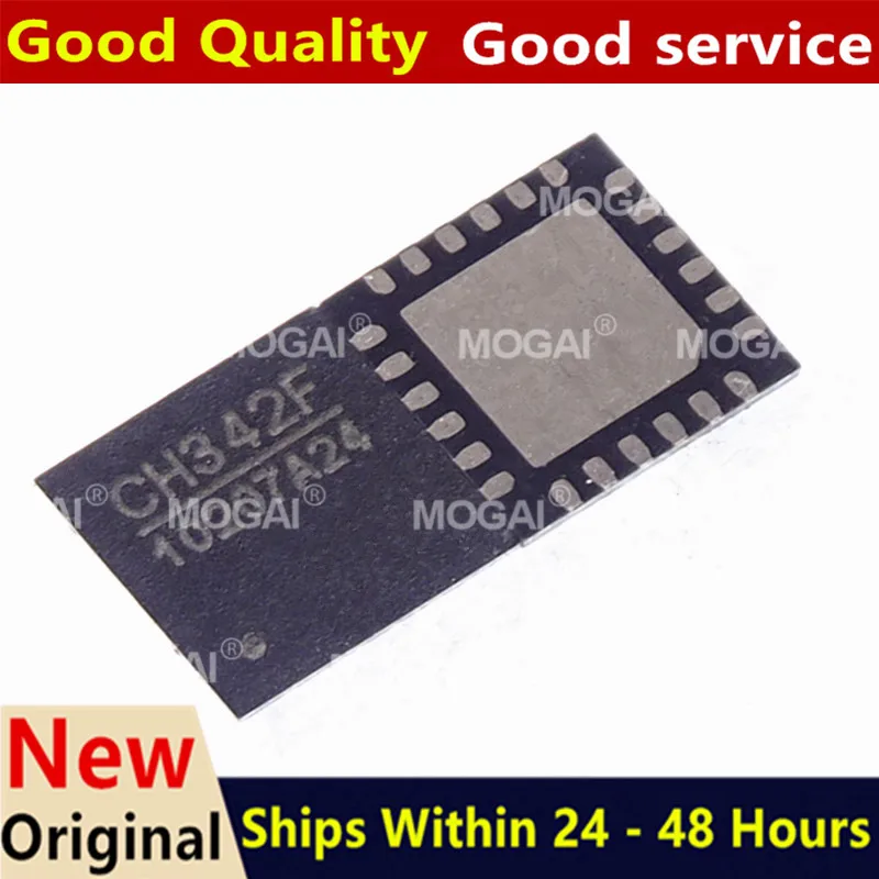 

(10 шт.) 100% новый набор микросхем CH342F QFN-24