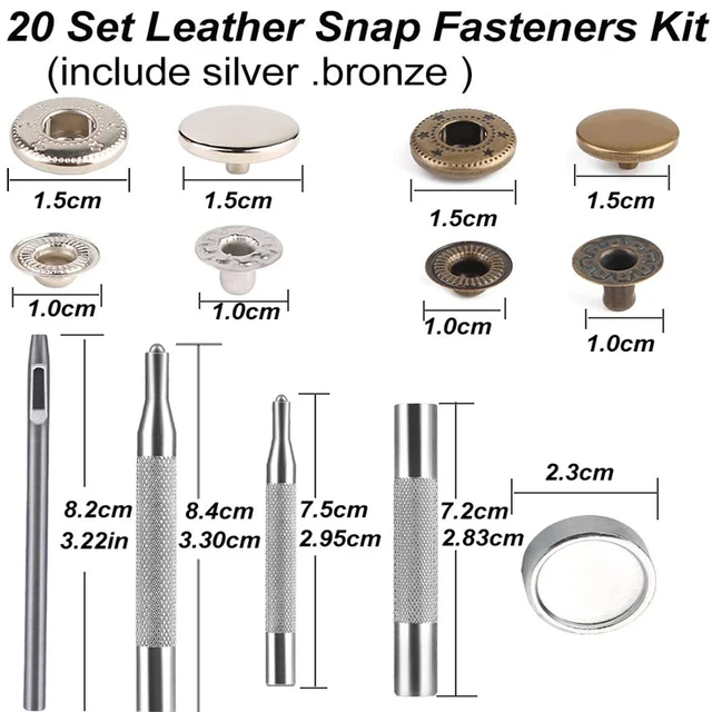 Beginner seeking help with button snaps : r/Leathercraft