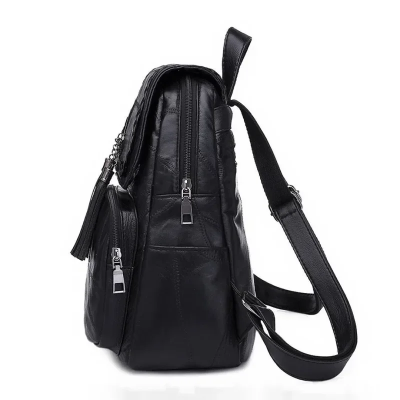 Women Backpack Designer High Quality Leather Women Bag Fashion School Bags Multifunction Large Capacity Travel Backpacks Mochila