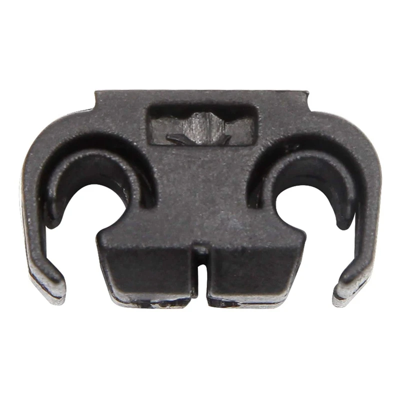 40PCS staffa di supporto per Clip di fissaggio per tubo del freno a 2 punti 811611797 Clip per cavo del freno con Base a doppio condotto 4.75mm nero