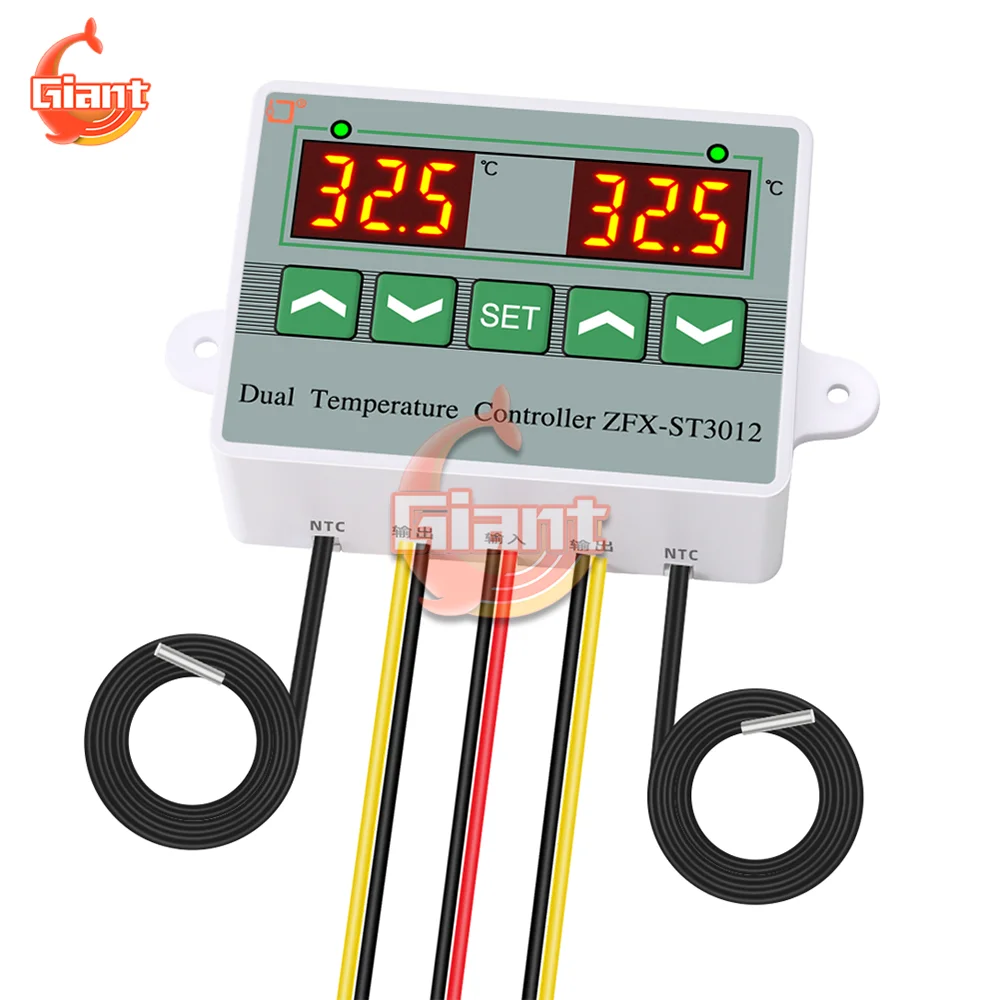 12 V -40 ~ 110 ° C Auto-LED-Digital-Thermometer-Messsonde