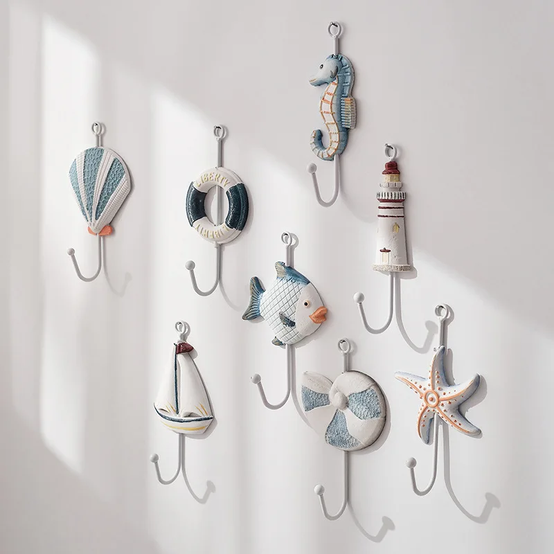 SUPERFINDINGS 5 Pz Ganci Da Parete In Stile Mediterraneo Gancio Da Muro
