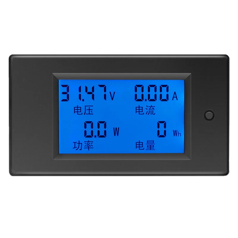 

DC digital display voltage and ammeter power energy consumption battery tester multimeter