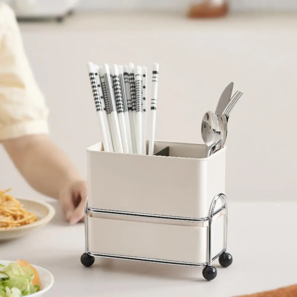 Chopstick Storage Box Plastic Chopstick Holder Multifunctional Kitchen Utensil Holder Straw Drying Rack for Spoons for Drying