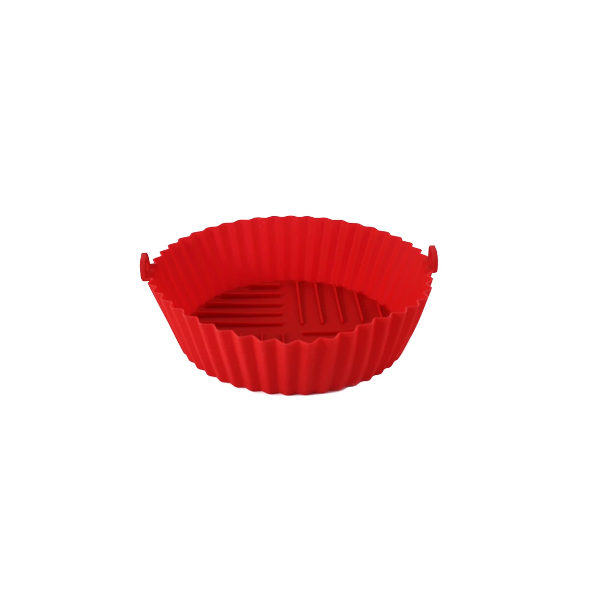Silicone Foldable Air Fryer Baking Tray - High-Temperature Resistant, Easy-Clean Oven Mat