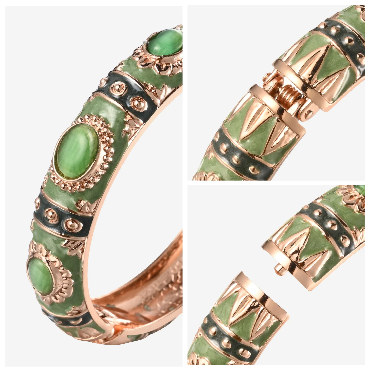 1/5 PCS Enamel Bracelet For Women Bangle On Hand Cloisonne Women's Hand Bracelets India African Jewelry Bohemian Designer Gifts 4
