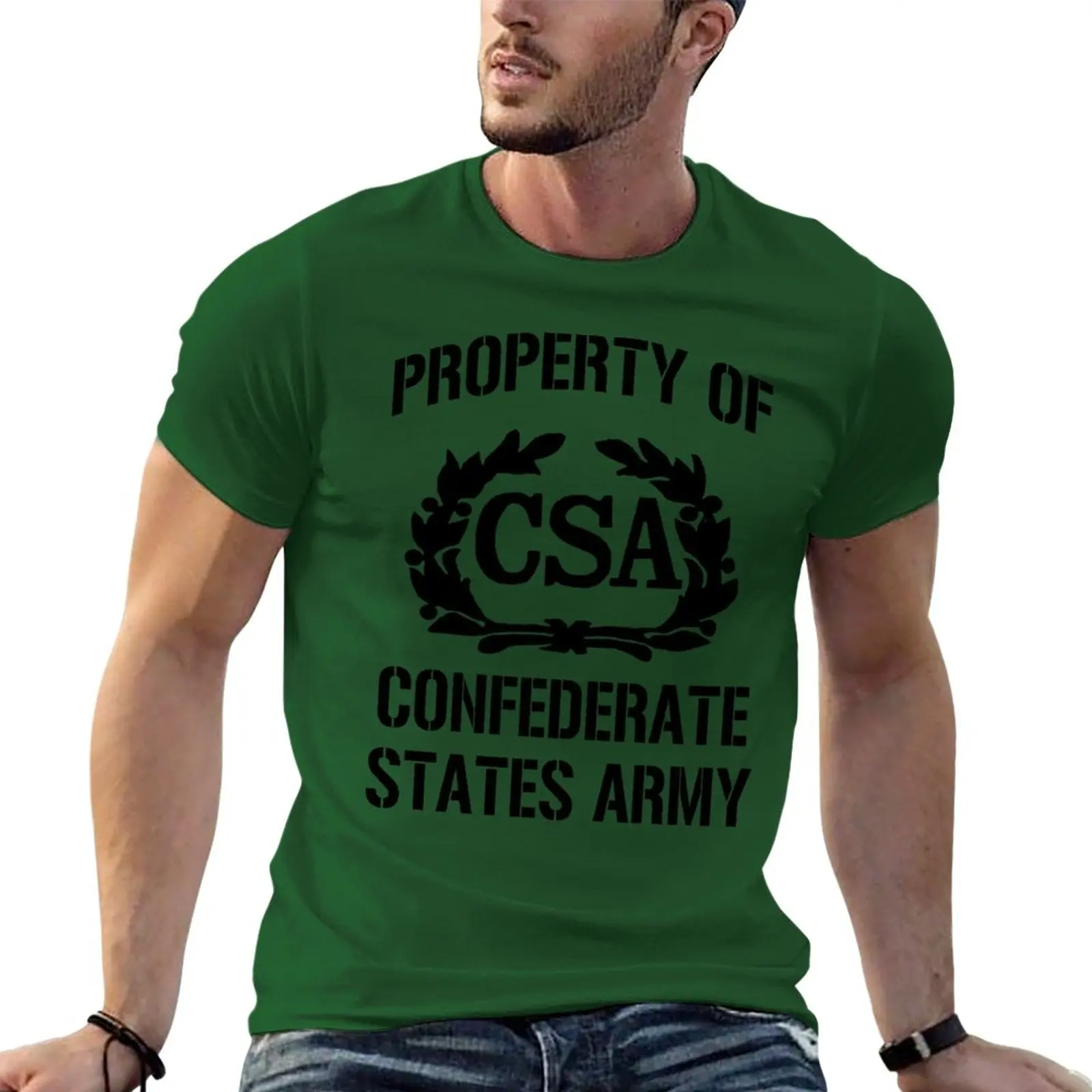 Confederate States Army Graphic T-Shirt - Men's Casual Wear