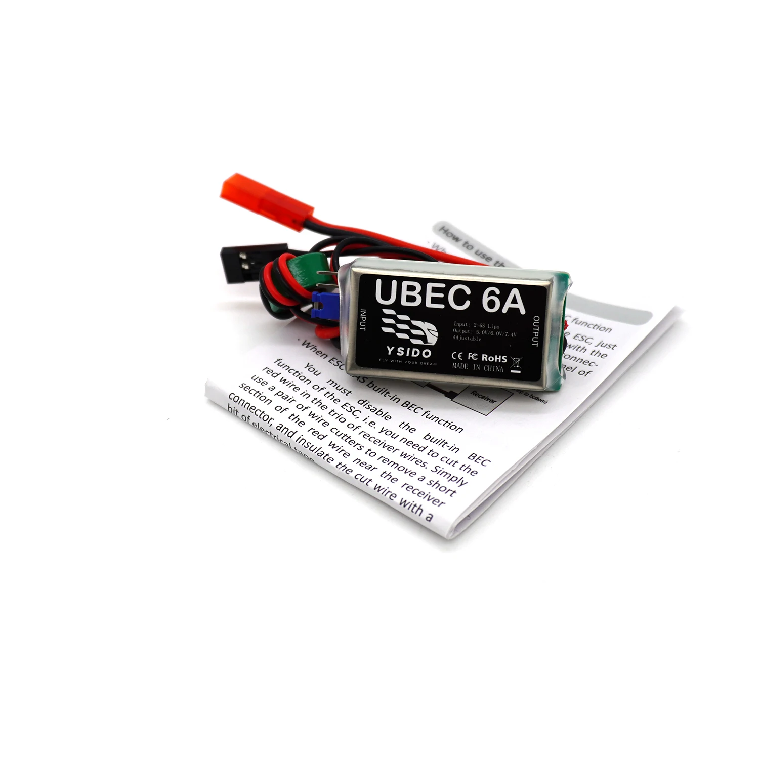 1/3/5 Stück YSIDO 8A 6A 4A UBEC Ausgang 5V/6V/7.4V BEC 2-6S Lipo Spannungsstabilisator für RC Flugzeuge FPV Drohnen Quadcopter – Detail 9