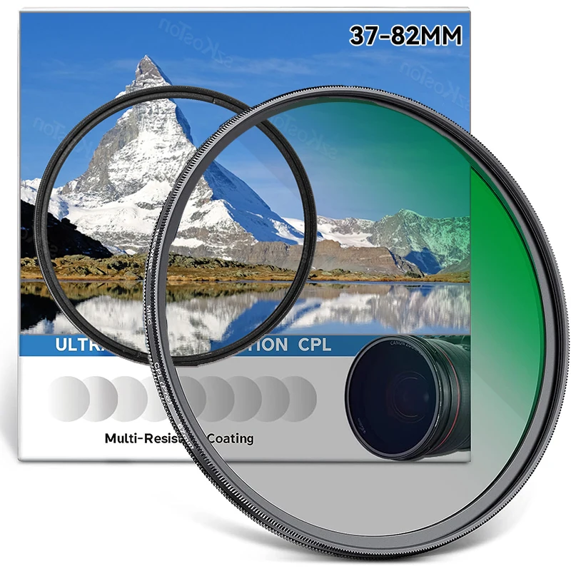Filtre Polarisant EXIMAR 62mm Pour Objectif Photo - État Occasion