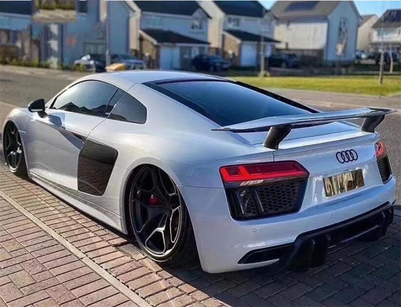 REAL FORGE CARBON FIBER SPOILER For Audi R8 V8 V10 GT 2017 2018 2019 ...