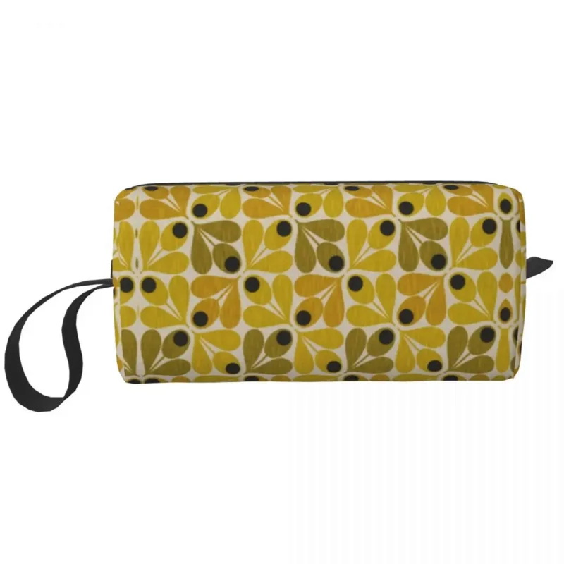 

Travel Abstract Acorn Orla Kiely Toiletry Bag Scandinavian Flowers Makeup Cosmetic Organizer Women Beauty Storage Dopp Kit Box