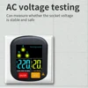 Digital Socket Tester Smart Voltage Detector RCD GFCI NCV Voltage Test EU US UK Plug Ground Zero Line 30mA Socket Detector 3