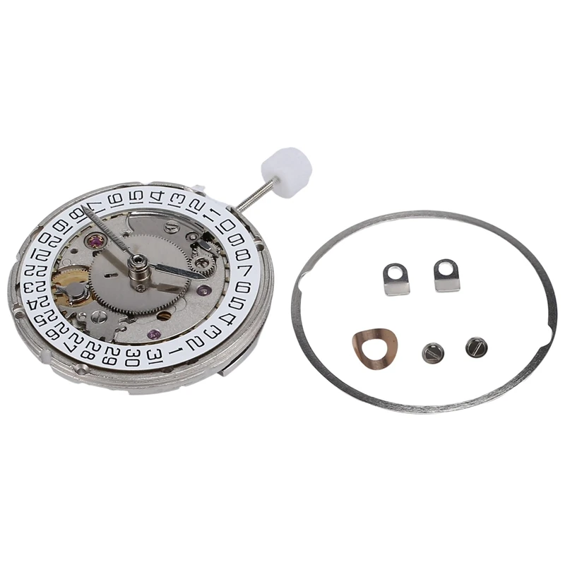 4 Hands Watch Movement 25 Jewels 2836 Automatic Mechanical Watch Movement Date At 3 O'clock For