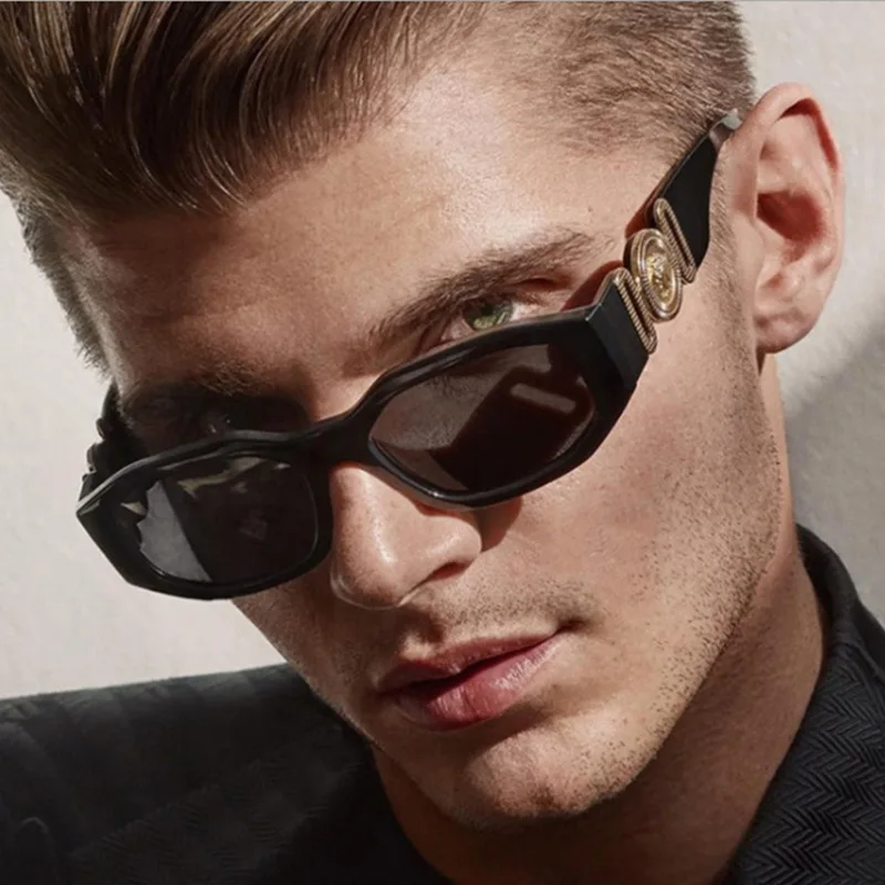 Irregular Sunglasses Vintage Men Women Small Frame Shades Car Sunglasses 5208