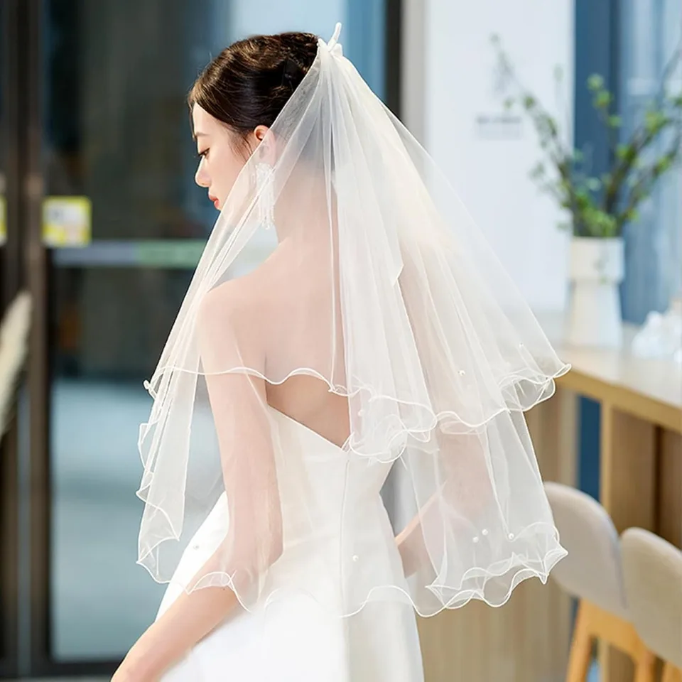 Elegant Bride Veil for Bachelorette and Bridal Events