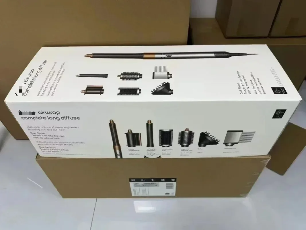 HS07 Copper Gold Airwap Negative Ion Air Curling Iron Multifunctional Long Hair Style Secador מסלסלי שיער مجففات شعر Inface