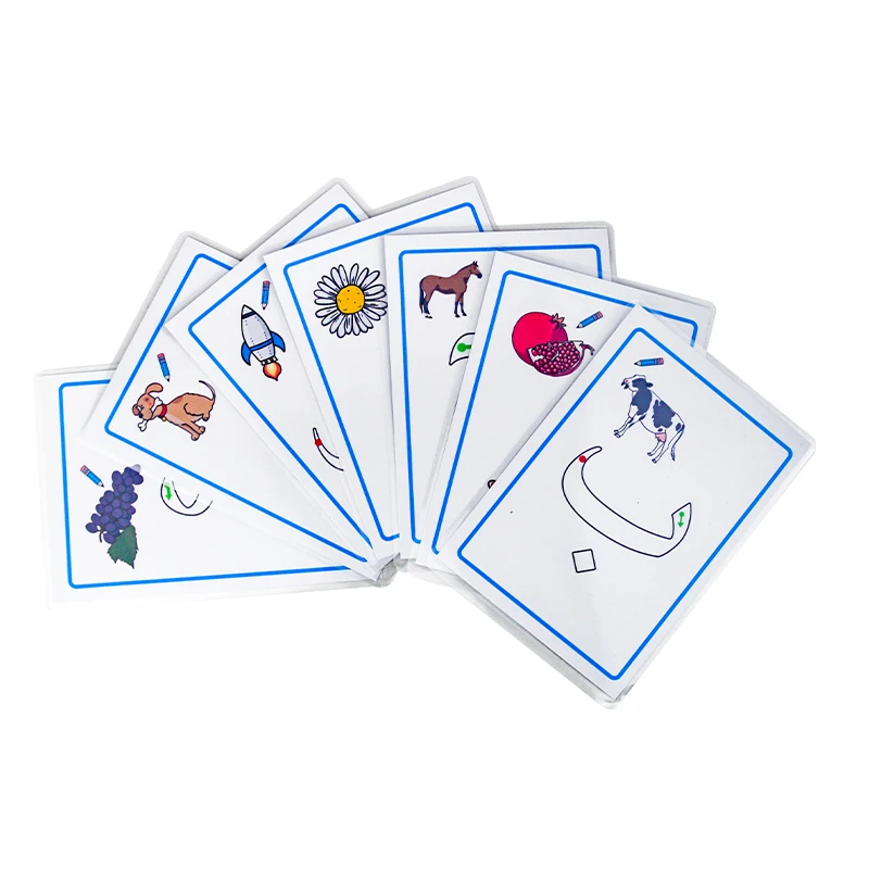 28Pcs Baby Montessori Card Learning Arabic Word Letters Flash Memory Cards for Children Educational for Kids Early in Arabic Toy 2