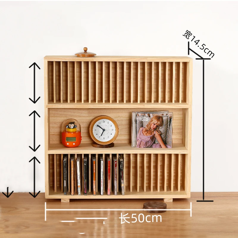 Large Retro Cd Organizer Rack Tray Holder Portable Capacity Luxury CD Rack Insert Organizador Cds De Musica Stand Furnitures