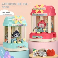Fun Doll Grabber Claw Arcade Crane Machine Kids Toys Mini Doll Machine Clip Doll Claw Machine with Music And Lighting 2