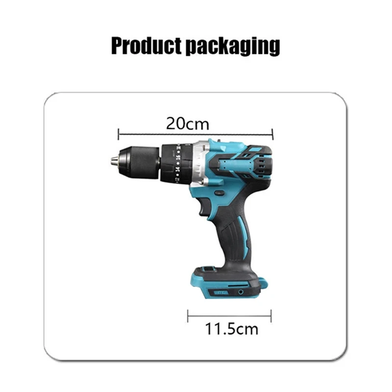 다기능 전기 드릴, 50NM 무선 스크루드라이버, 리튬 이온 배터리, 미니 전동 스크루드라이버 (배터리 없음)