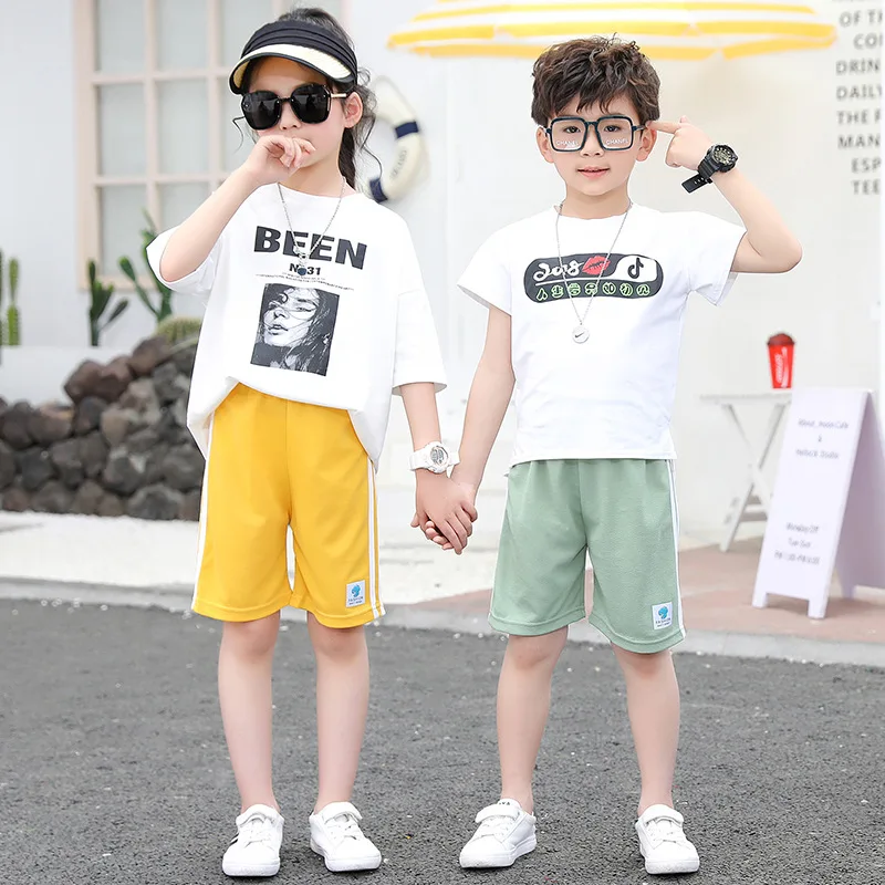 Boys Girls Summer Shorts Thin Elastic Short Pants for Kids Outfits Teenage 2T-11T Sport Shorts Toddler Children Short Trousers 16