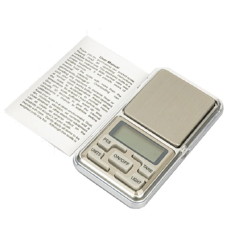500gx0.01g High Accuracy Medicinal Food Jewelry Kitchen 500 0.1G Scale Electronic LCD Display Scale Mini Pocket Digital