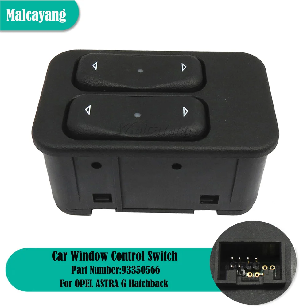 

Высококачественный подъемник окон для OPEL ASTRA G Hatchback 93350566, 6 контактов, новый электрический мастер, переключатель управления стеклом, автозапчасти