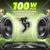W-KING 100W PEAK 60W Bluetooth Speaker Portable Speakers Bluetooth Wireless Loud Outdoor Waterproof IPX6 Party Boombox 2