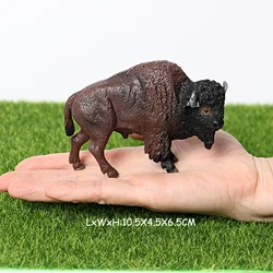 Wildlife Adventure Playset with Realistic Animal and Indigenous Figures (Bison)