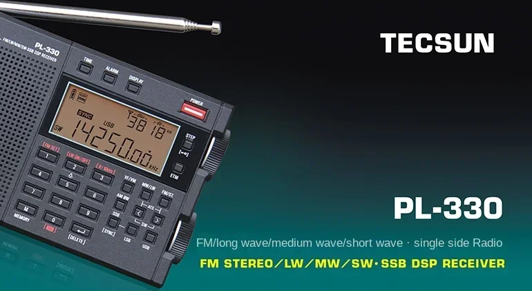Tecsun-ポータブルオールバンドラジオ,PL-330,ファームウェア
