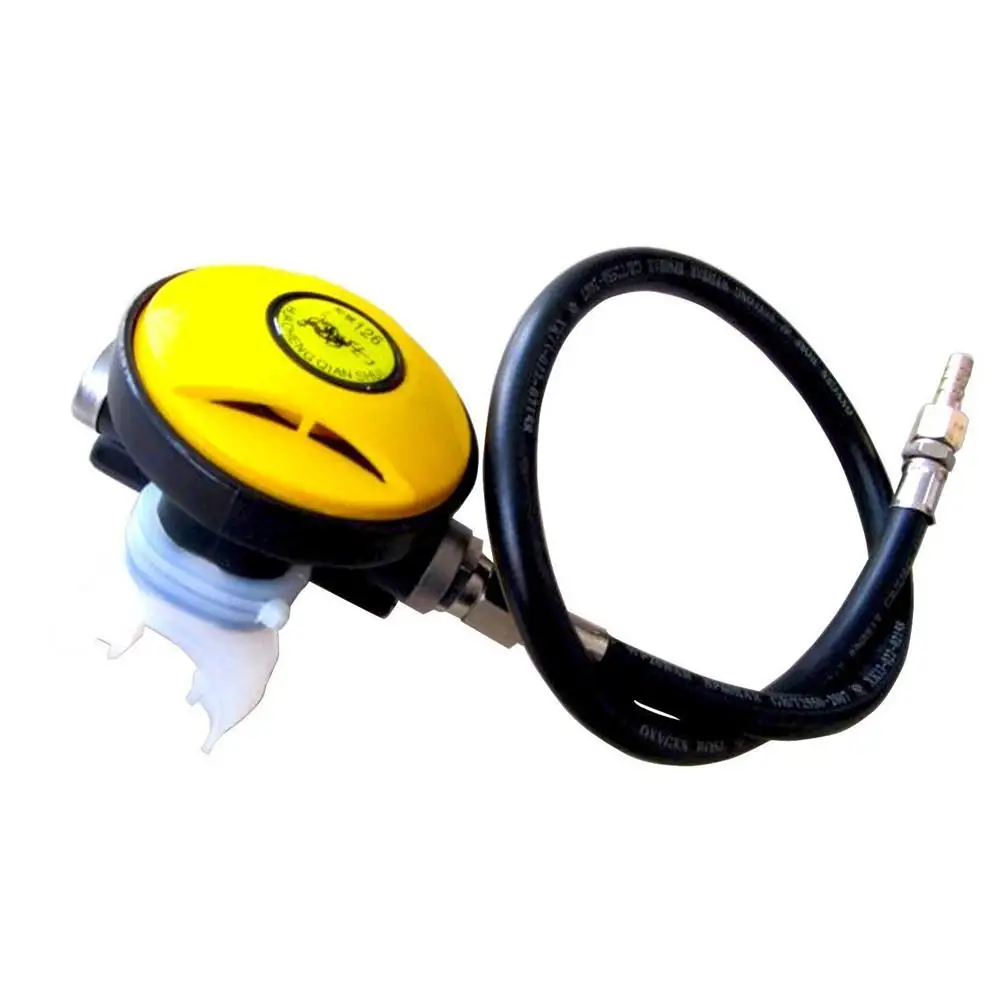 New Diving Breathing Regulator Secondary Pressure Reducer Respirator Underwater Dive Mouth Bite Scuba Diving Respirator