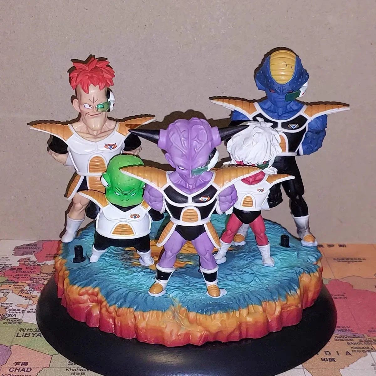ドラゴンボールギユア 5 個ドラゴンボール Z アニメフィギュアギニュー力フィギュア