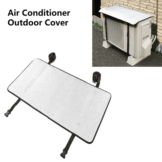 Kültéri Esőálló Légkondicionáló Fedel Vízálló Pornyomásgátló Tisztítás Fedezet Tartsa Meg A Tisztítószerszámokat