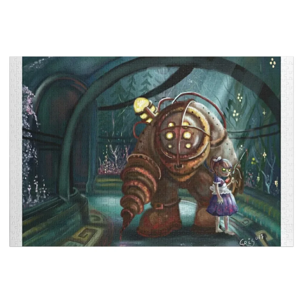 

Подводный туннель Bioshock, головоломка с именем на заказ, детская игрушка, произведения искусства, аниме-головоломка