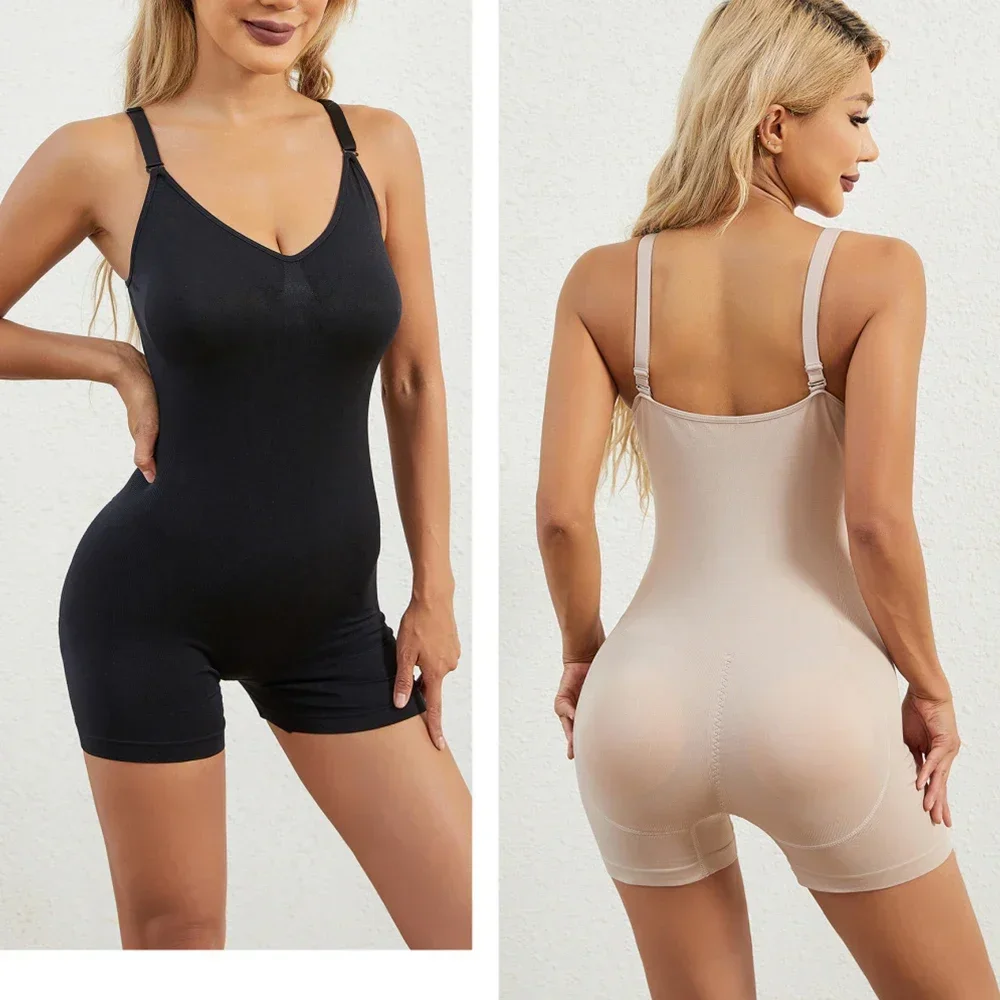 Bodysuit Shapewear with Hip Pads Women Butt Lifter Butt Enhancer Body Shaper Jumsuit Slimming Waist Trainer Shaper Wear