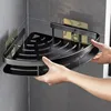 Storage Organizer Shower Shelf Bathroom Shelf Aluminum Alloy Shampoo Rack Makeup Bathroom Accessories No Drill Wall Corner Shelf 1
