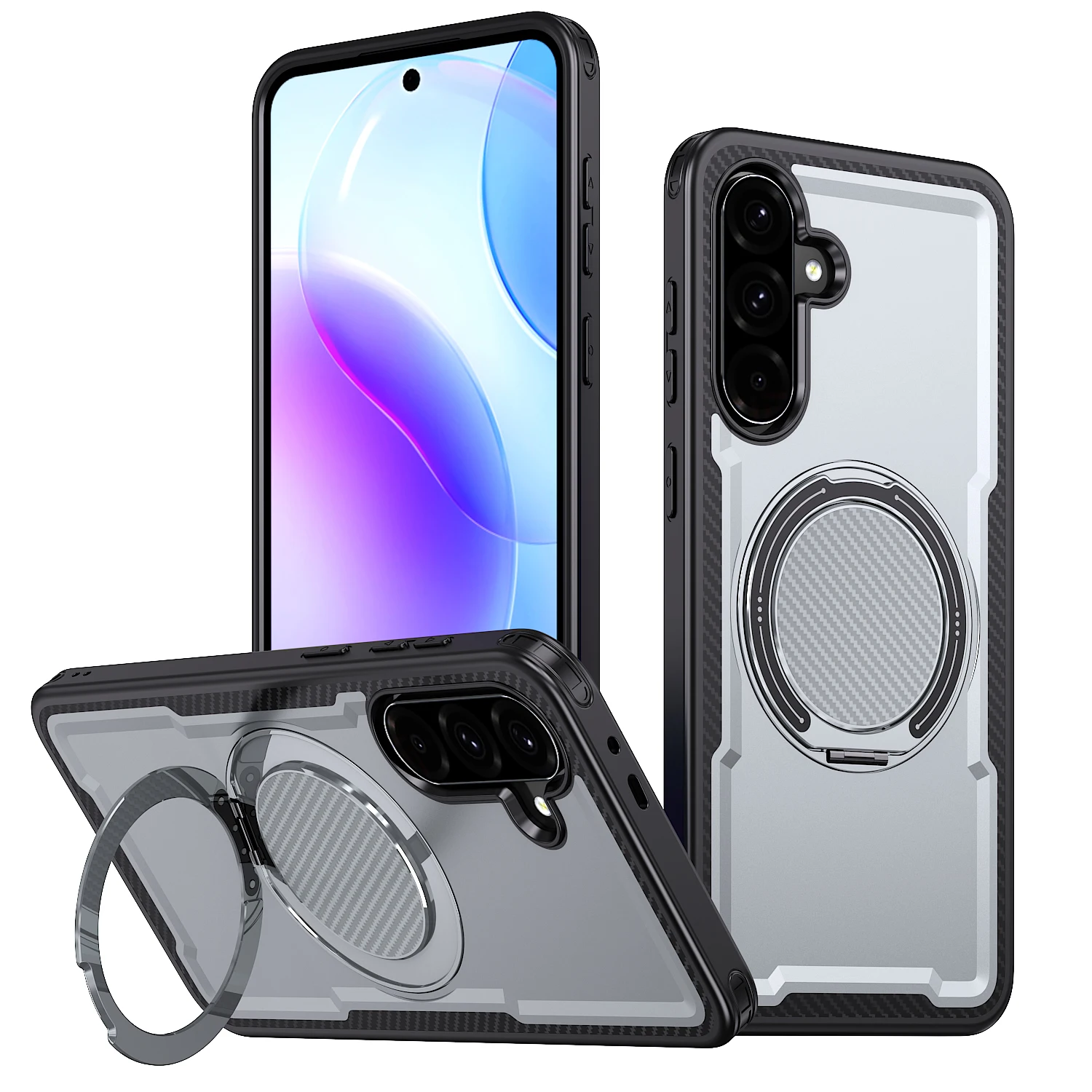 360° Rotating Magnetic Metal Bracket Phone Case