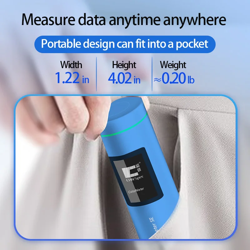 High Accurate Colorimeter Portable Colorimeter Digital Chromatic Aberration Tool For Printing and Textile Suport Android iOS 2
