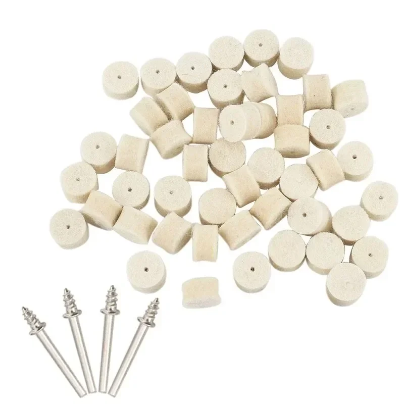 10 Spazzole In Lana Per Utensili Rotanti - Ideali Per Lucidatura E 10 Spazzole In Lana Per Utensili Rotanti - Ideali Per Lucidatura E