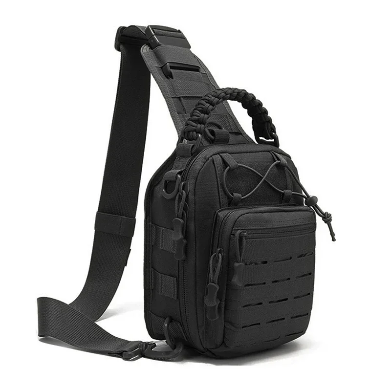 

Military Tactical Shoulder Bag Sling Backpack 900D Oxford Men Outdoor Chest Bag Climbing Camping Fishing Trekking Molle Army Bag