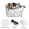 Custom Cartoon Doctor Nurse Enfermera En Apuros Toiletry Bag Women Makeup Cosmetic Organizer Lady Beauty Storage Dopp Kit Case 4