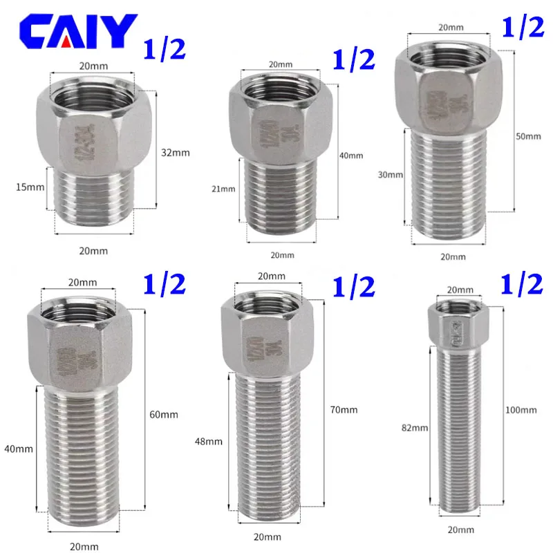 Рисунок 2 - Прямой переходник BSP из нержавеющей стали 304